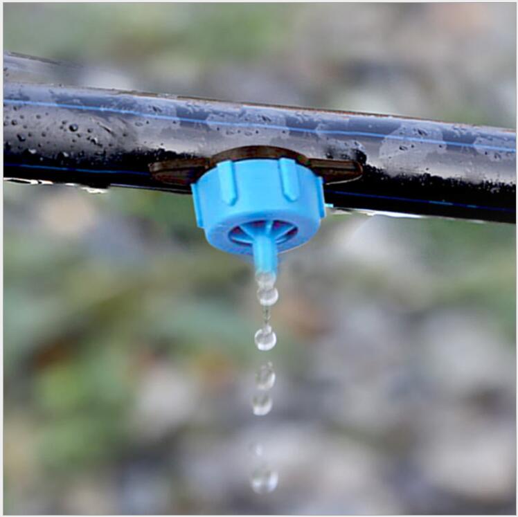 Pressure compensation dripper, blue nozzle, PE pipe direct head, garden irrigation equipment system factory direct sales Application Scenario