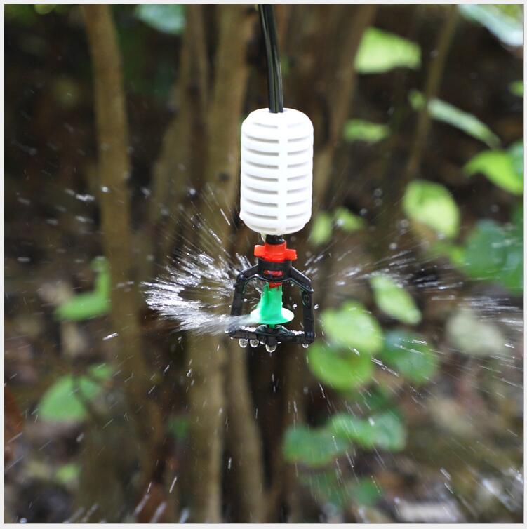Square frame rotating hook hanging sleeve set, non-drip-proof hanging sleeve set, greenhouse inverted atomizing rotating micro-nozzle Specification drawing