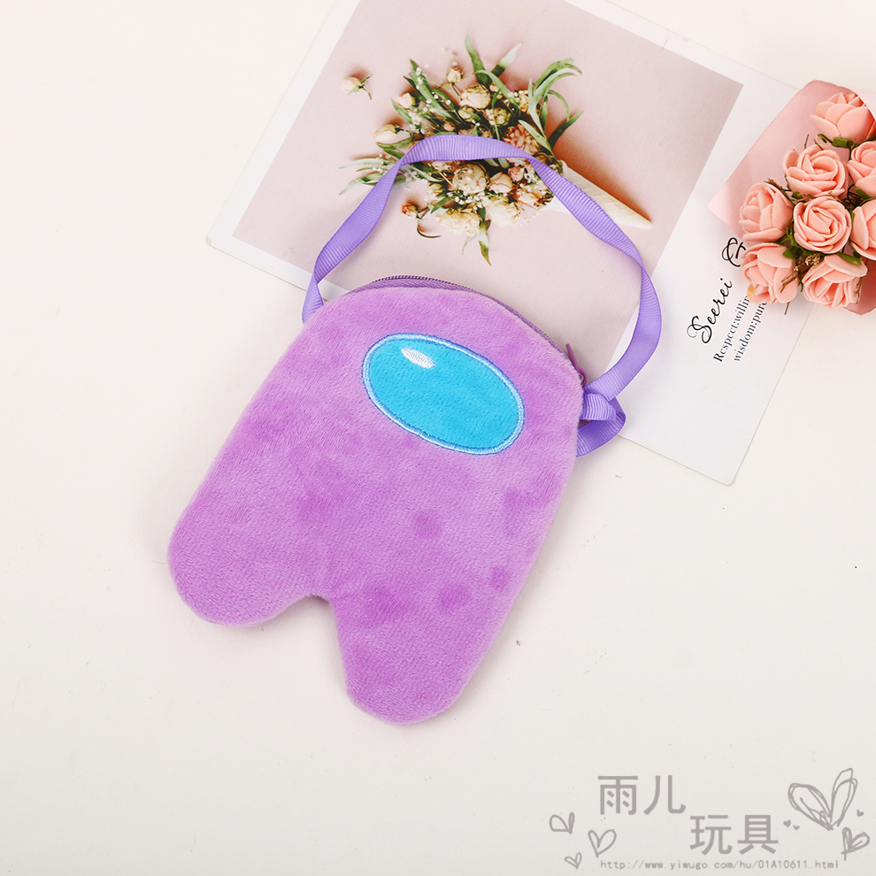 New Among Us Space Werewolf Cute coin purse key bag for girls, plush mini sweet little backpack Application Scenario