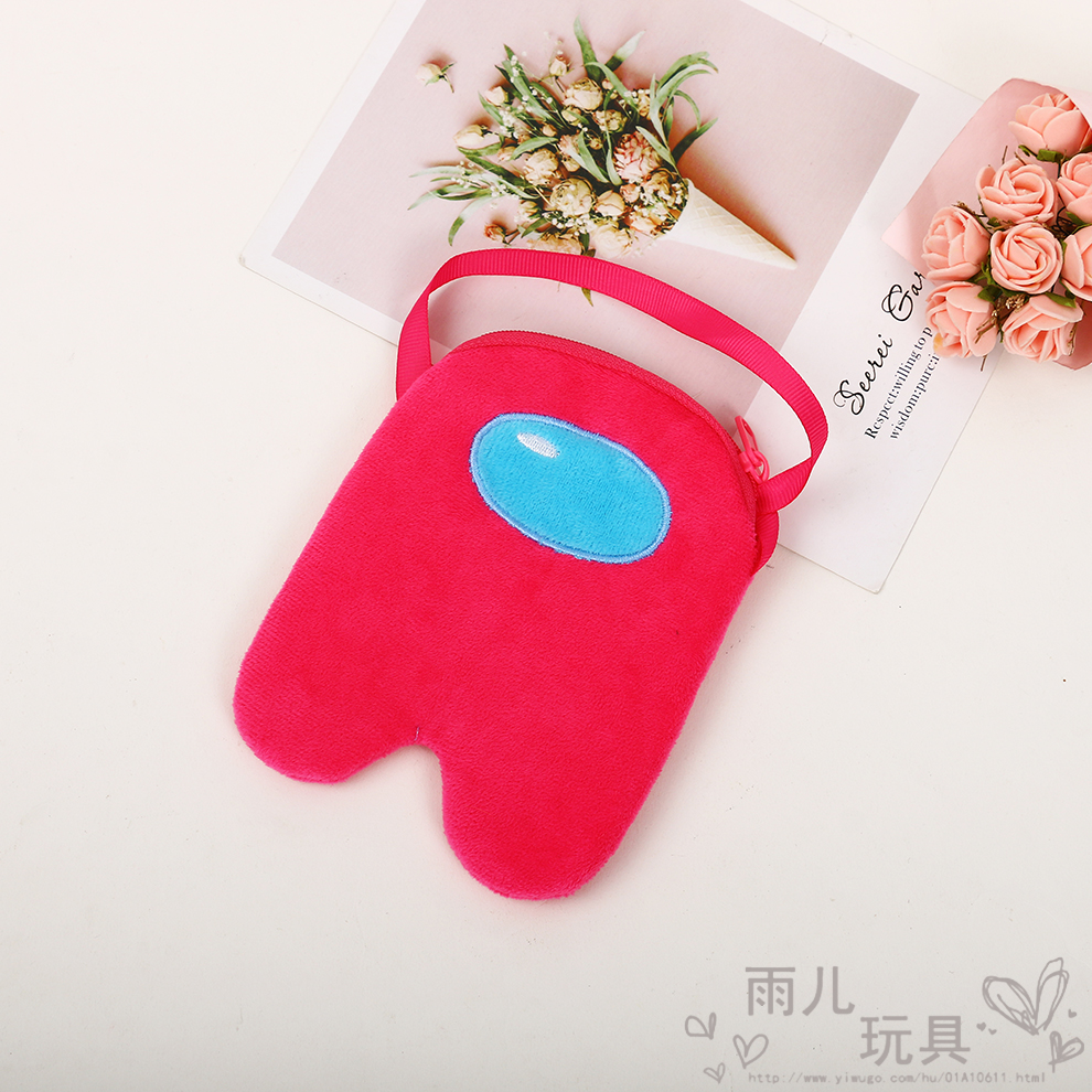 New Among Us Space Werewolf Cute coin purse key bag for girls, plush mini sweet little backpack details Picture