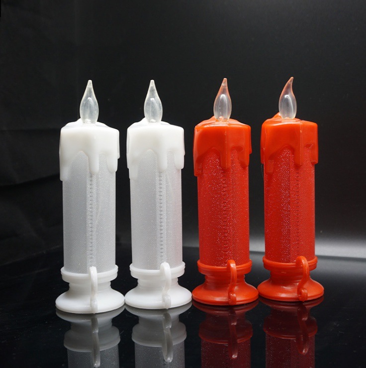 Wholesale LED electronic candle lights from the manufacturer for wedding romance, birthday and Christmas decoration, as well as wedding celebration simulation candle lights Item Picture