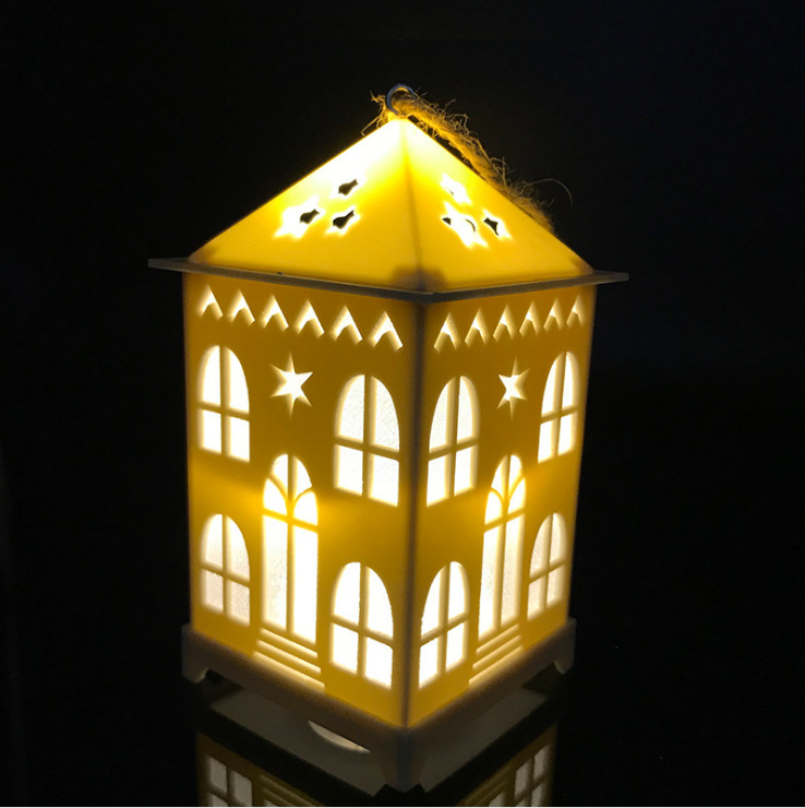 Christmas decorations, glowing houses, snow houses, hotel bars, Christmas tree decorations, hanging ornaments, DIY gifts, window display items
