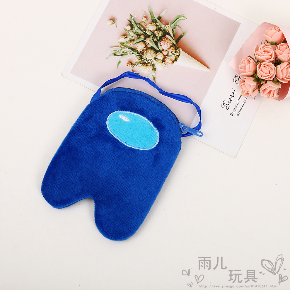 New Among Us Space Werewolf Cute coin purse key bag for girls, plush mini sweet little backpack Item Picture