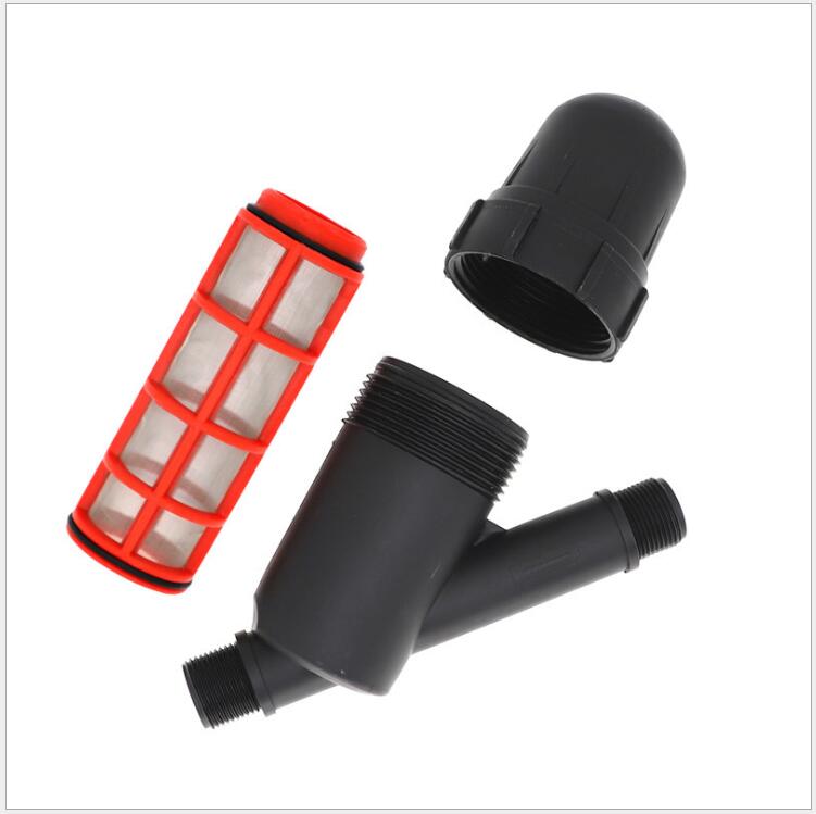 Factory direct sales of high-quality Y-type mesh filter for drip irrigation DN25 32 40 50 63. Y-type filter Specification drawing
