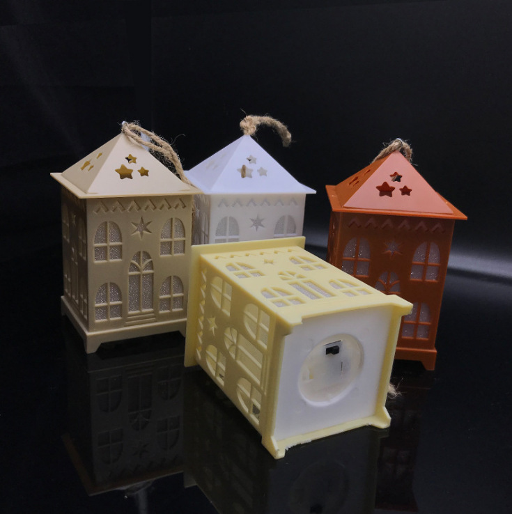 Christmas decorations, glowing houses, snow houses, hotel bars, Christmas tree decorations, hanging ornaments, DIY gifts, window display items Application Scenario