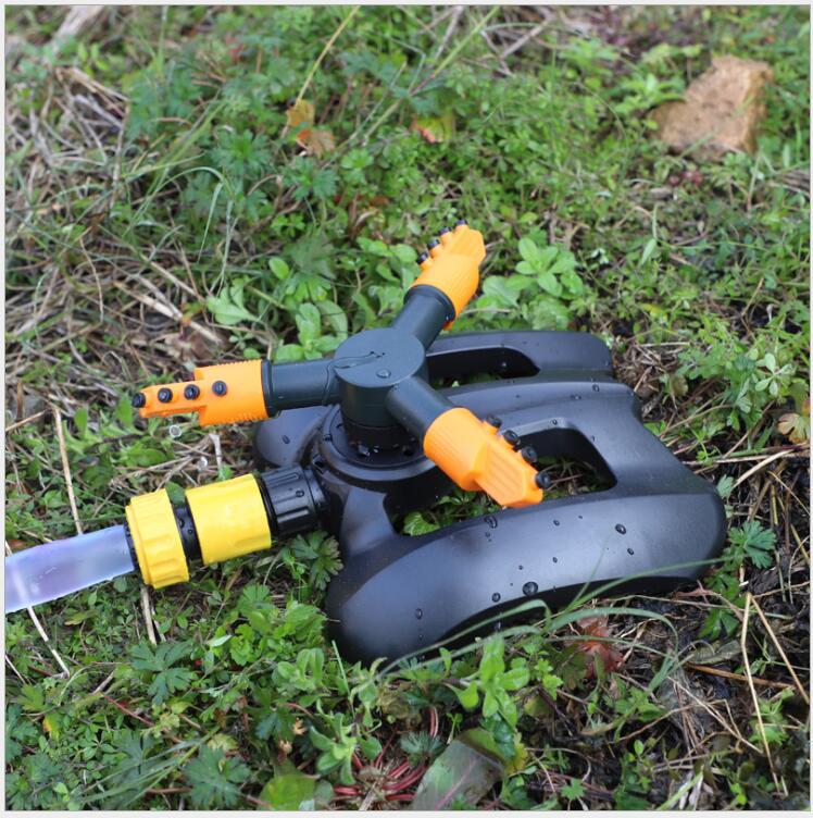Garden sprinkler, garden lawn irrigation nozzle, 360-degree automatic rotation for garden farmland, factory direct sales Application Scenario