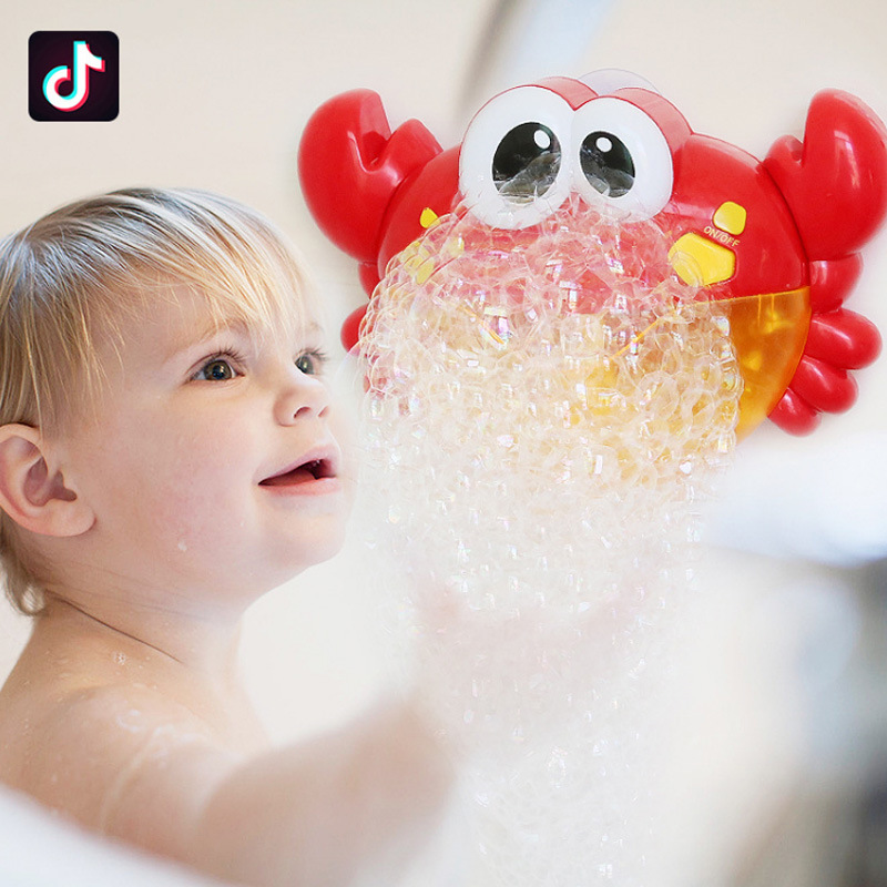 螃蟹吐泡泡机宝宝洗澡玩具泡泡机全自动电动抖音泡泡器吹泡泡机详情图2