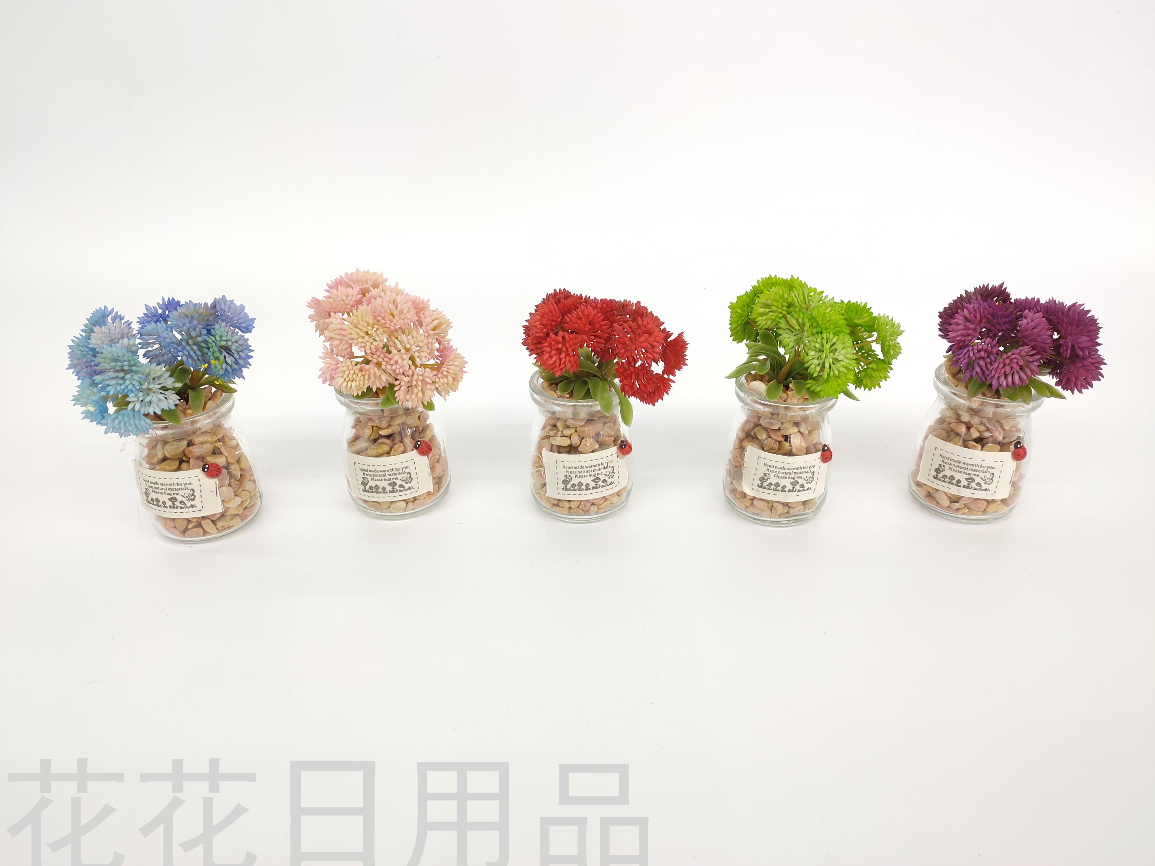 New glass bottle vanilla imitation flower bonsai flower plastic flower fake flower crafts thumbnail