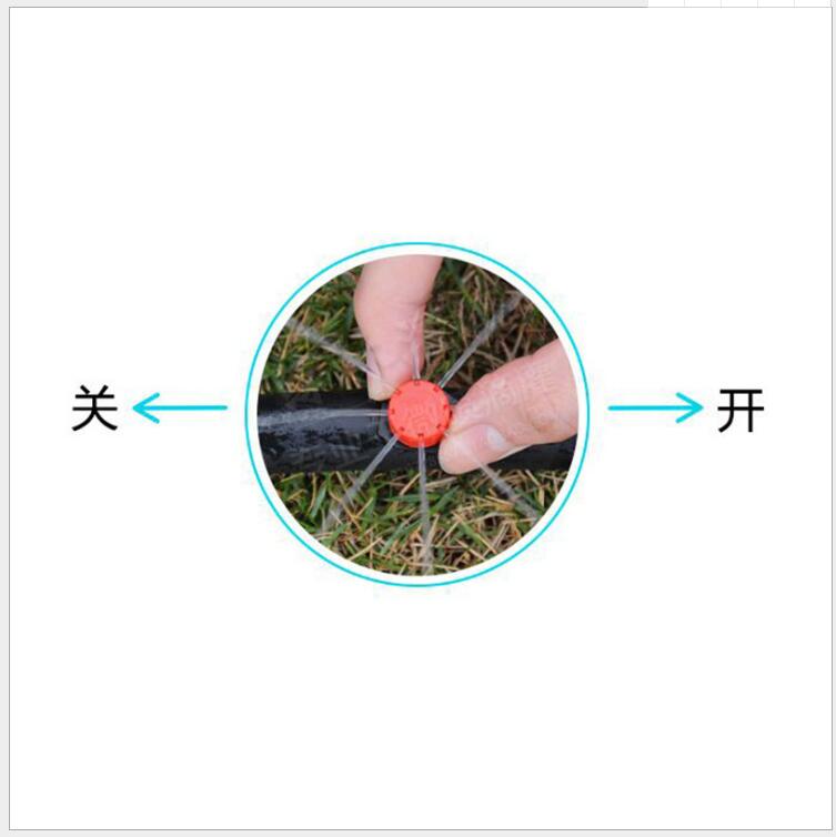 Little Red Cap eight-hole dripper, 8-hole dripper, controllable and adjustable, stable flow, direct PE pipe factory direct sales Application Scenario