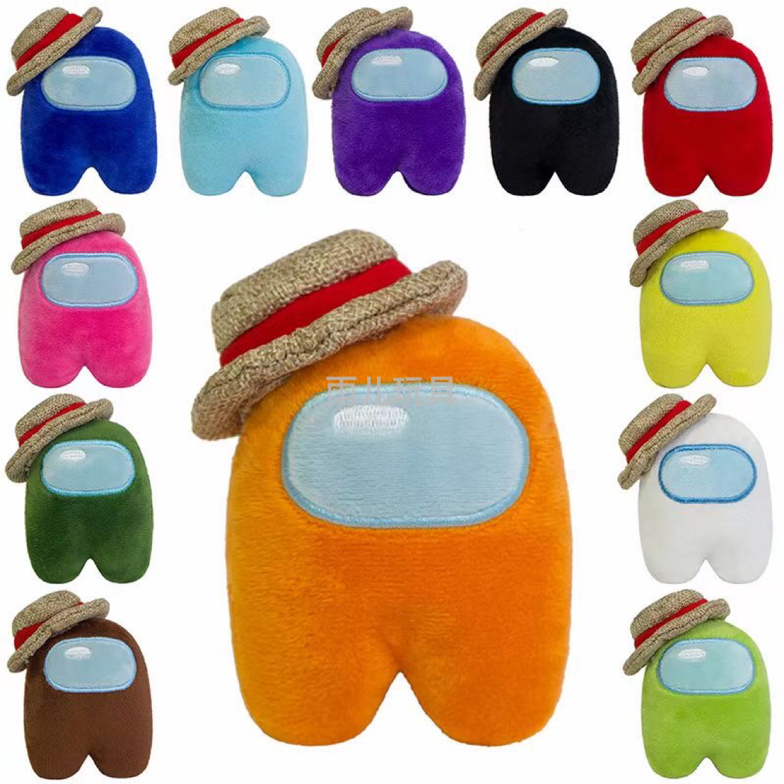Plush toy figurines, keychains, Werewolf killing toy pendants, small bag pendants, keychains, astronaut pendants Application Scenario