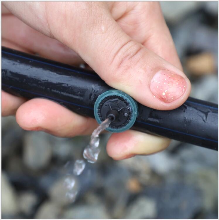 4L8L in-stock pressure-compensating anti-seepage drip head vertical three-dimensional greening drip irrigation equipment steady flow irrigation manufacturer Specification drawing