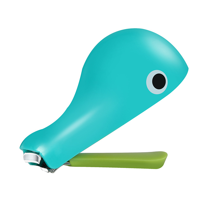 Factory direct sales of cartoon baby nail clippers, dolphin nail clippers, and safety nail clippers for infants and toddlers to prevent meat from being pinched Item Picture