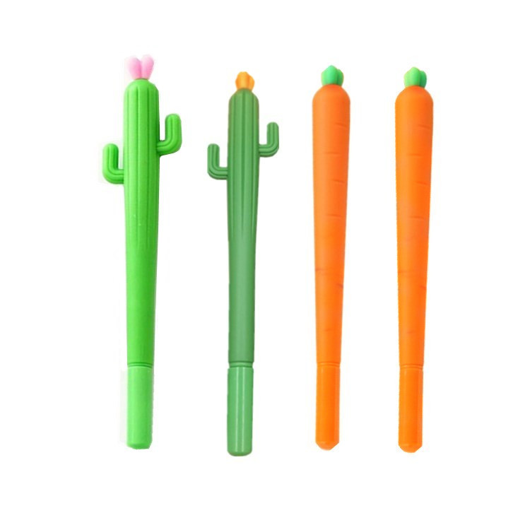 Creative stationery, simulated vegetable gel pen, cute student water-based pen, frosted radish pen, office signature pen factory full figure