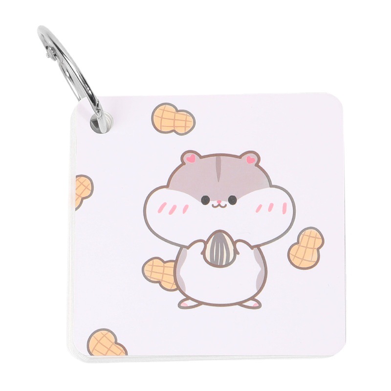Cartoon blank word notebook, student portable notepad, diary, blank memory notebook, stationery notepad Item Picture