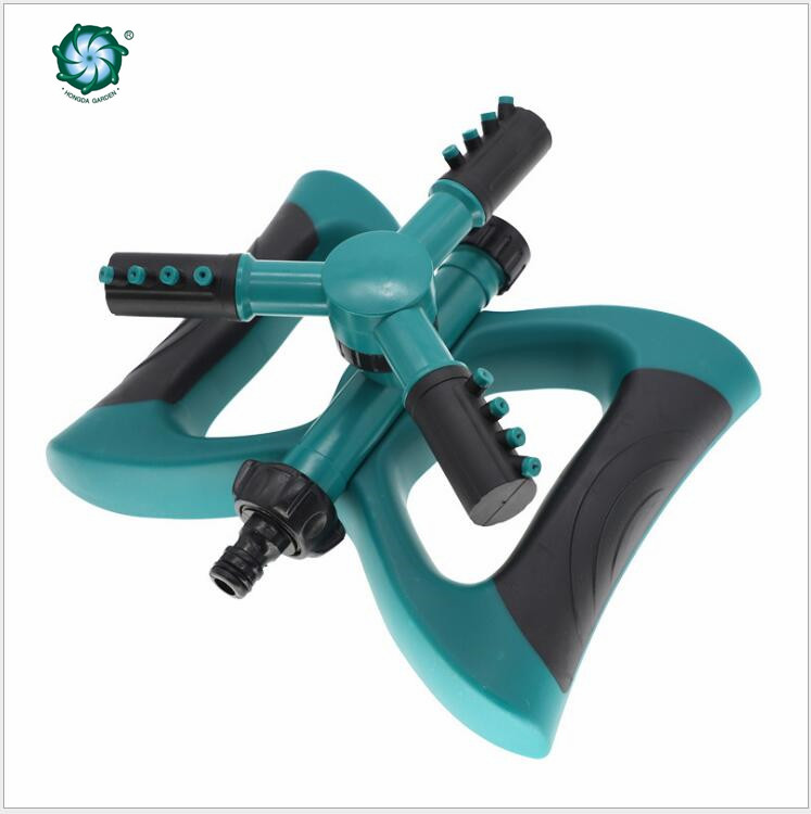 Garden sprinkler, water sprayer, household garden lawn sprinkler irrigation, greening swing irrigation, three-fork automatic sprinkler head Item Picture