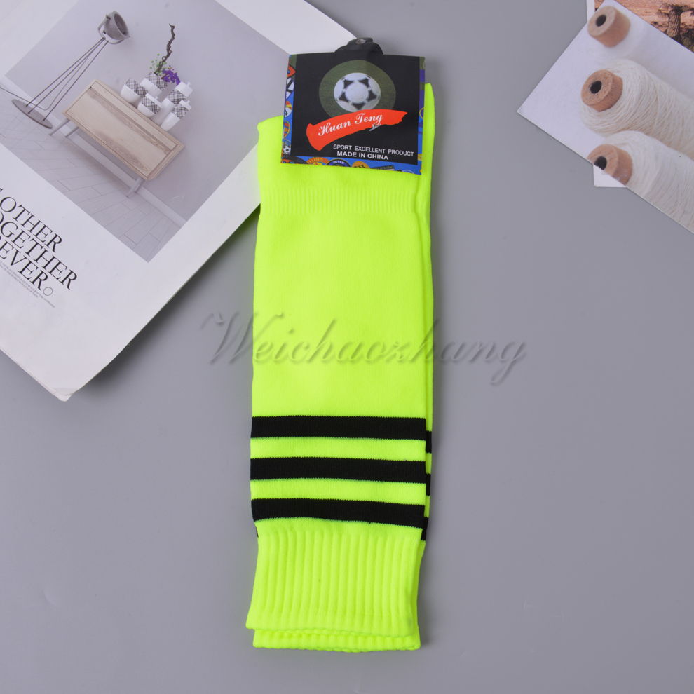 Socks Two-color striped football socks men's stockings non-slip professional stockings sports socks football socks game training socks