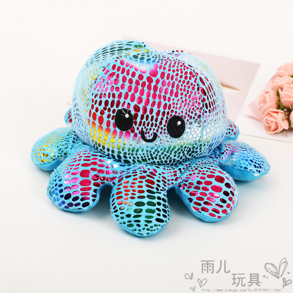 Flip pulpo bondadoso doble cara flip muñeca 2021 octalops peluche flip pulpo shakyin mismo modelo Specification image