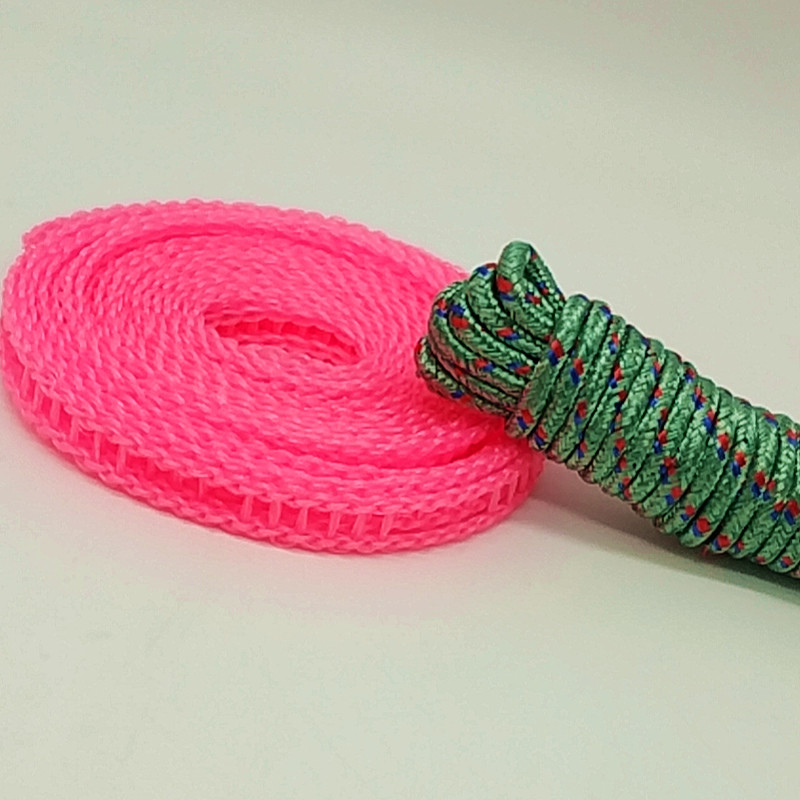 Sunshine Department Store bagged 5-meter anti-slip and windproof clothes drying rope, fence-style clothes drying rope, quilt drying rope, woven rope Item Picture