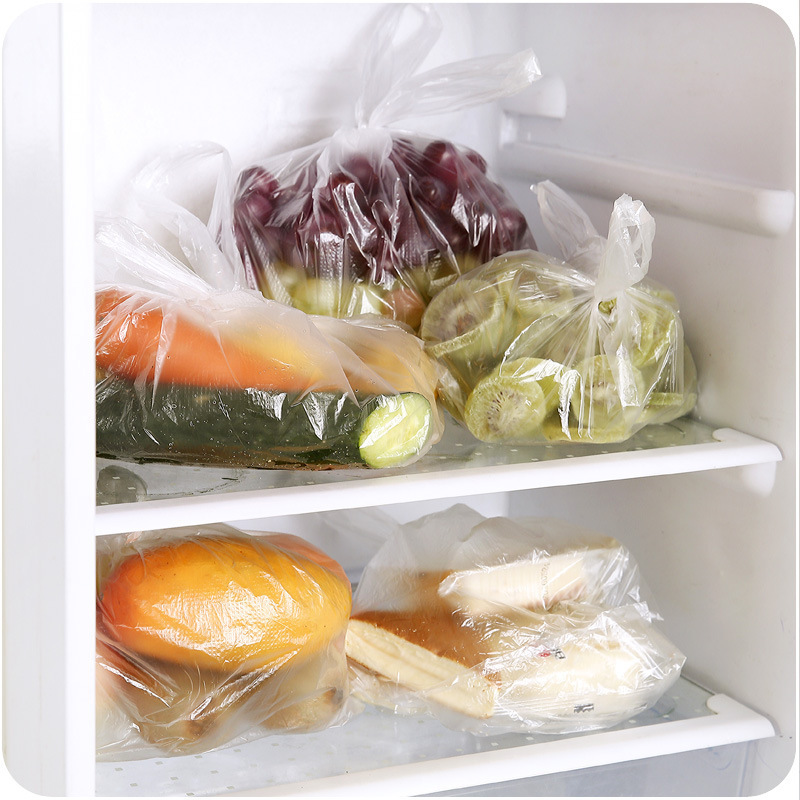 A large hand-held food bag in the form of a vest for food preservation in a point-and-break refrigerator, with 100 pieces in each bag Specification image