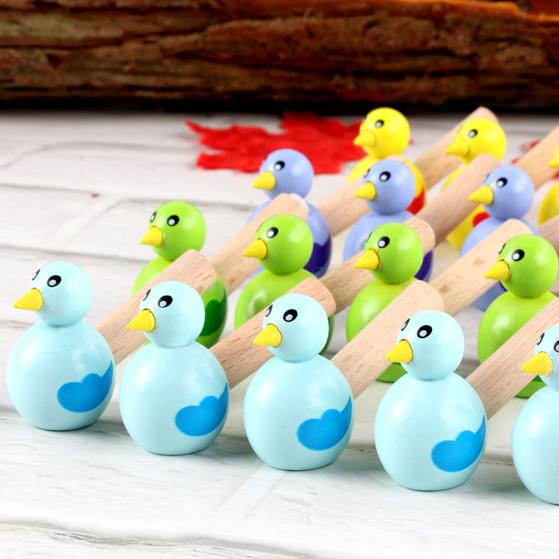 Street stall night market supplies wooden cartoon bird whistle toys for boys and girls aged 3 to 7, cross-border Musical Instruments Item Picture