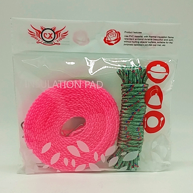 Sunshine Department Store bagged 5-meter anti-slip and windproof clothes drying rope, fence-style clothes drying rope, quilt drying rope, woven rope