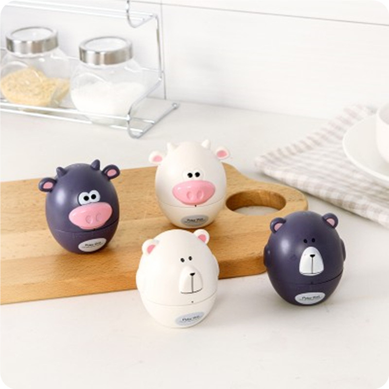 New product: Little Bull Bear Timer, kitchen cooking timer, cartoon time timer, 55-minute timing Specification drawing