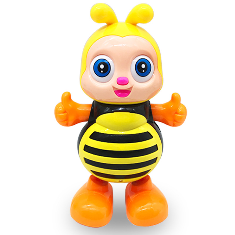 New electric music, light, dancing, little bee, dancing robot toys, street stall toys wholesale supply Item Picture