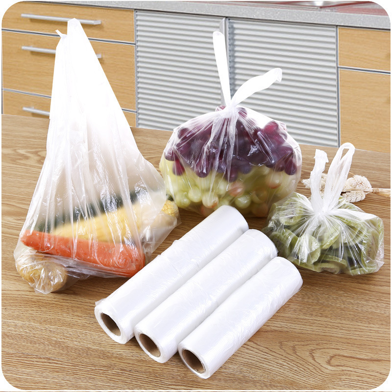 A large hand-held food bag in the form of a vest for food preservation in a point-and-break refrigerator, with 100 pieces in each bag details Picture