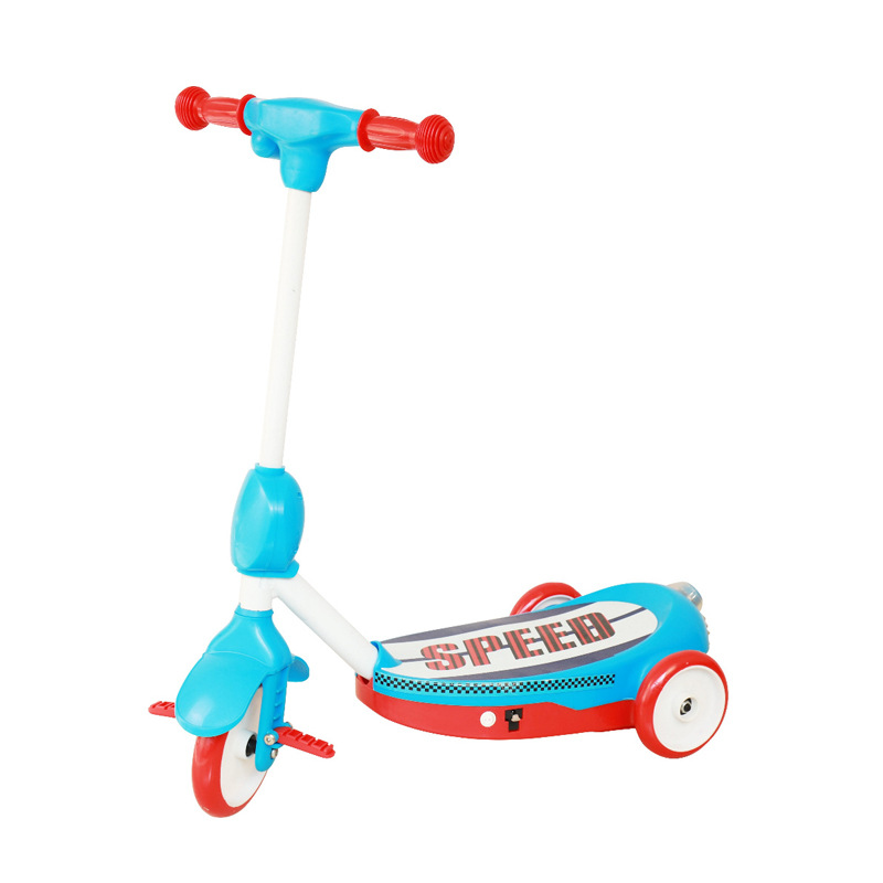 Three-wheeled children's bubble kicking scooters, bubble toys, electric scooters for boys and girls with seats available for customized wholesale details Picture