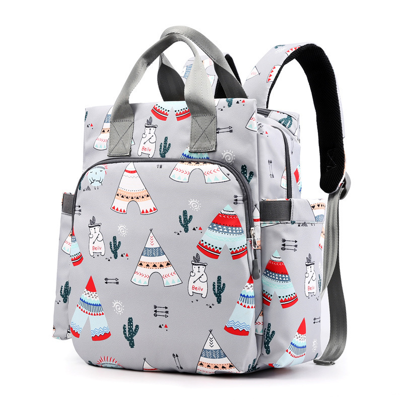 2020 new fashion mom bag mother and mother go out backpack fashion carrying shoulders large capacity lightweight ultra-light