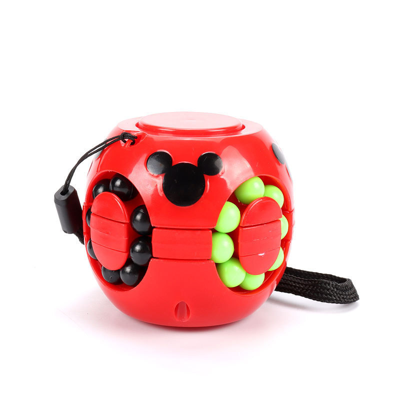 The Hamburger Rubik's Cube toy, Magic Bean Rubik's Cube, creative finger gyroscope, children's intelligence development, adult stress relief and hot sales Item Picture