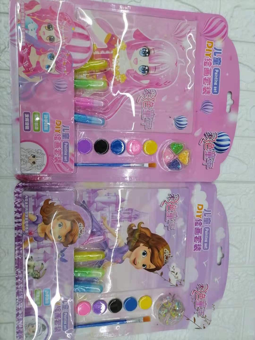 新品卡通系列儿童绘画涂彩画本