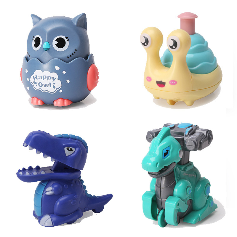 Press and slide owl small toys, kindergarten gifts, rebound inertia children's toys, wholesale from street stalls Item Picture
