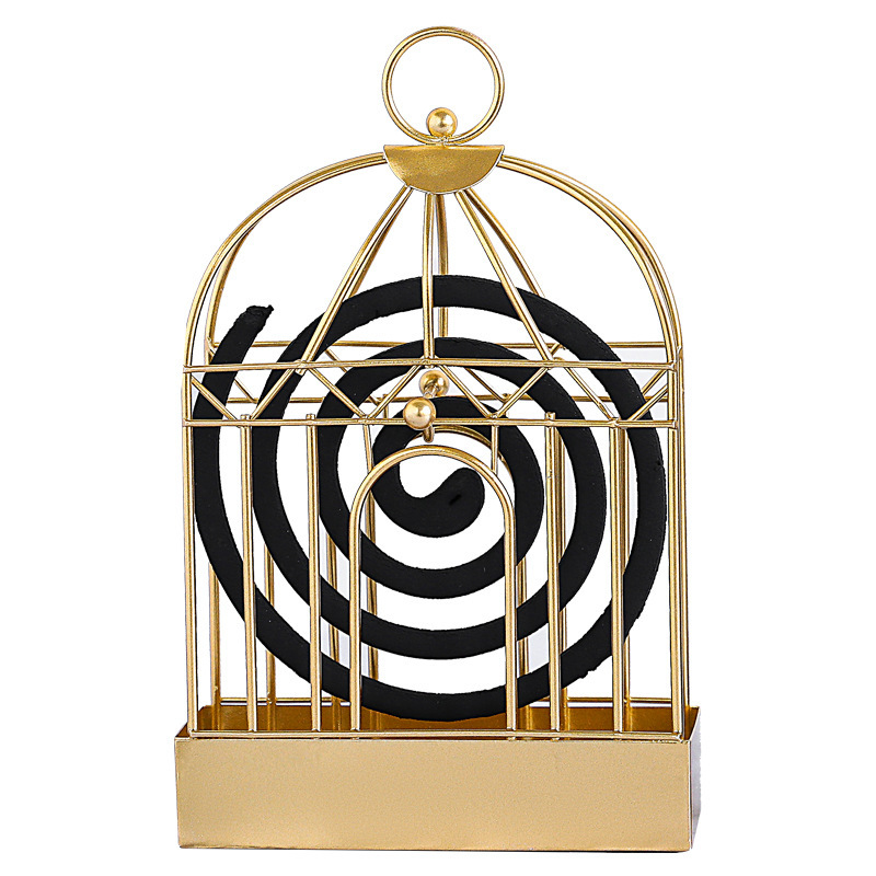 Nordic minimalist style iron birdcage mosquito repellent stand mosquito repellent tray creative home summer wonder mosquito repellent tray bedroom Item Picture