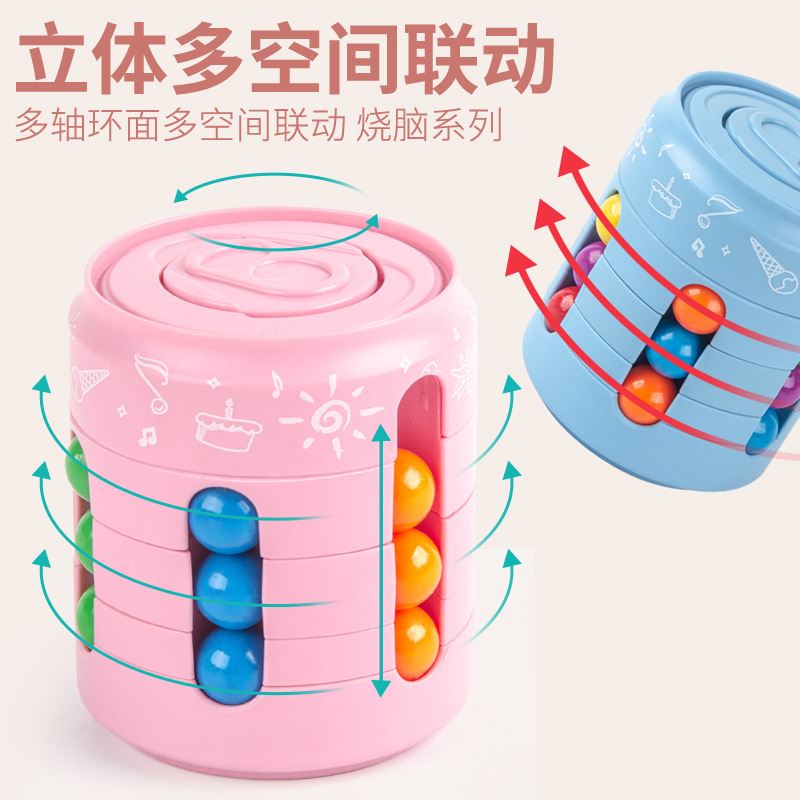 Finger gyroscope, decompression can, Rubik's Cube, irregular-shaped children's intelligence development, thinking and intelligence enhancement, brain-stimulating toys for kindergartens Application Scenario