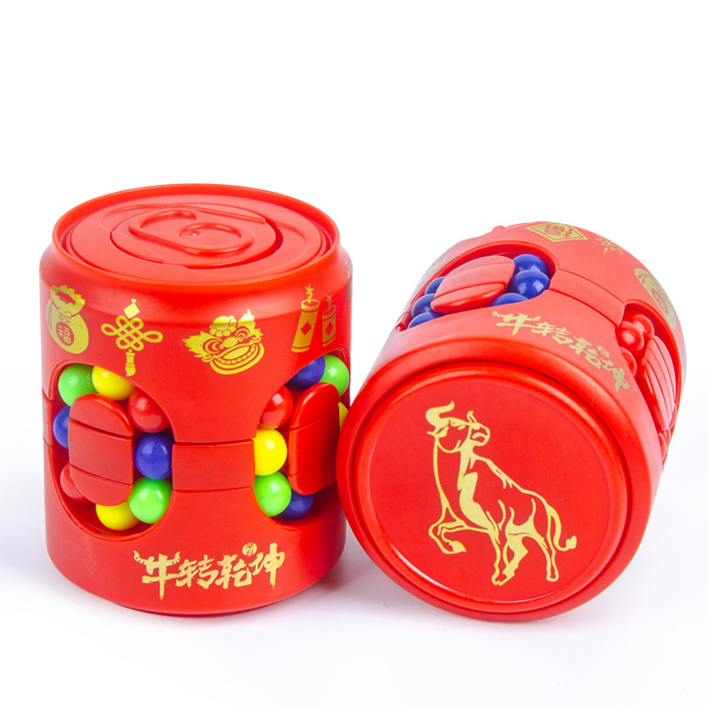 Finger gyroscope, decompression can, Rubik's Cube, irregular-shaped children's intelligence development, thinking and intelligence enhancement, brain-stimulating toys for kindergartens details Picture