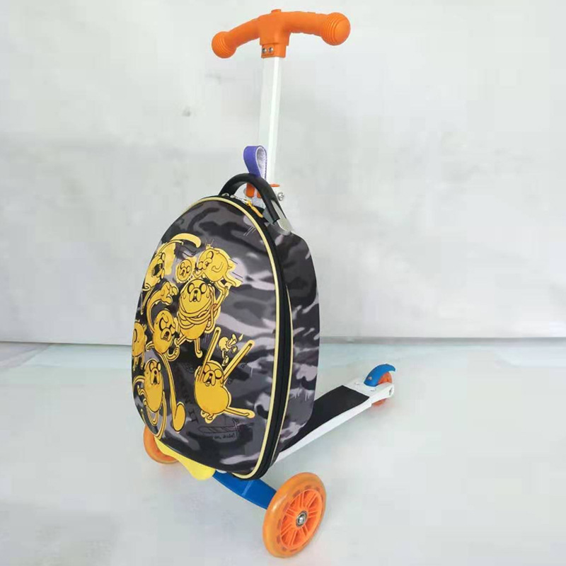【 Luggage Scooters 】 Skateboard suitcases, scooters, luggage scooters, travel trolley cases, students details Picture