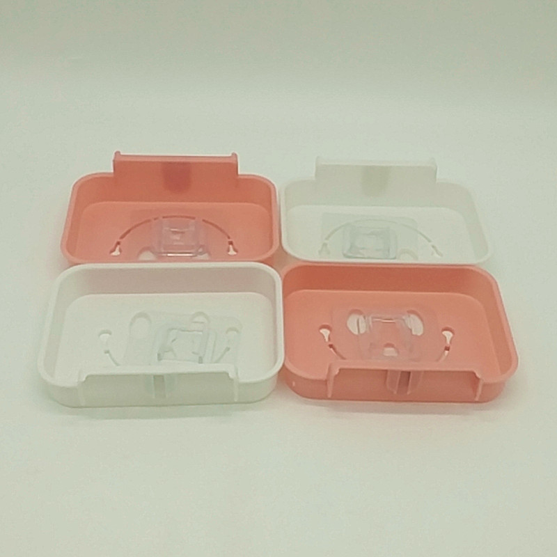 Sunshine Department Store bathroom no-hole soap rack, strong, traceless single-layer draining storage rack, soap box, soap box Item Picture