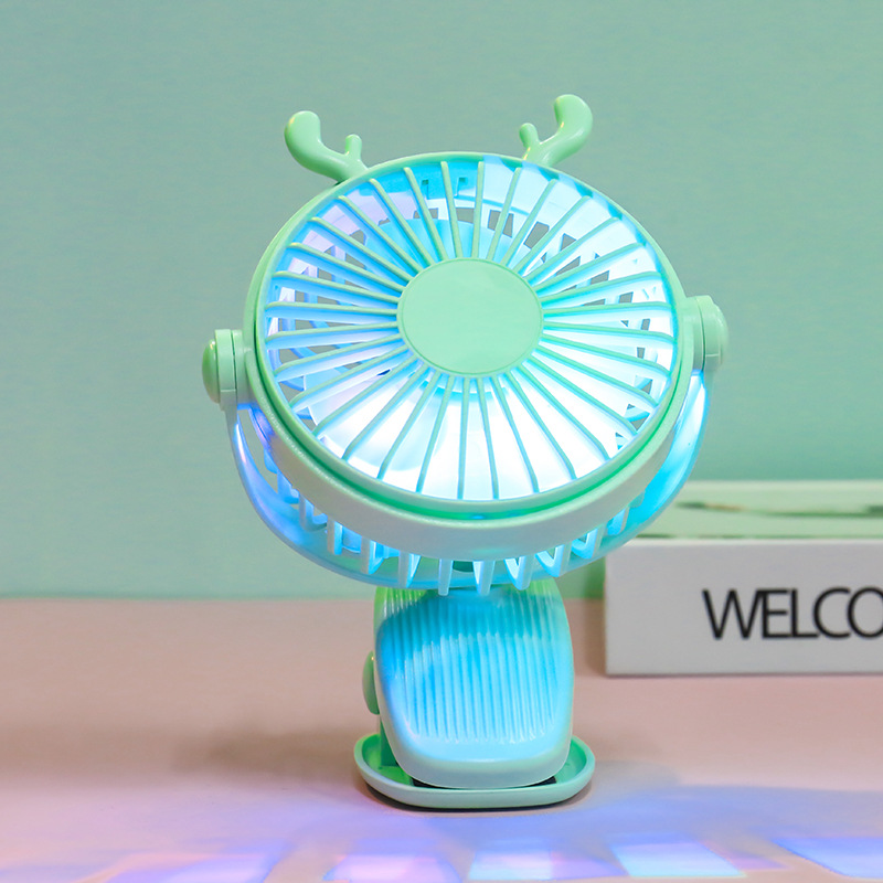 Creative new student dormitory office usb mini handheld clip mini fan, outdoor lighting mini fan details Picture