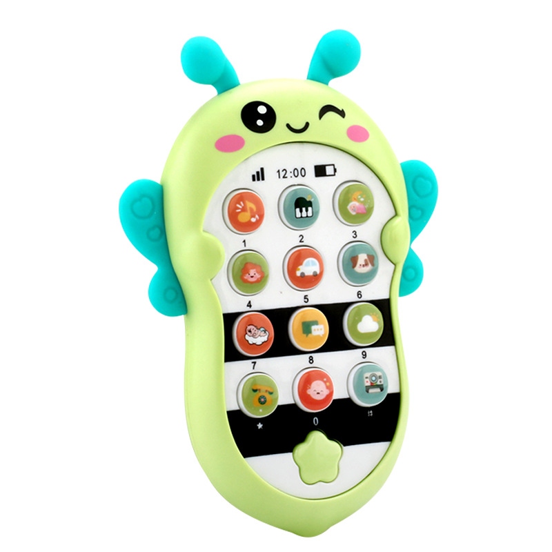 Children's early education music multi-functional phone toy, boy and girl early education cartoon little bee music intelligence mobile phone Application Scenario