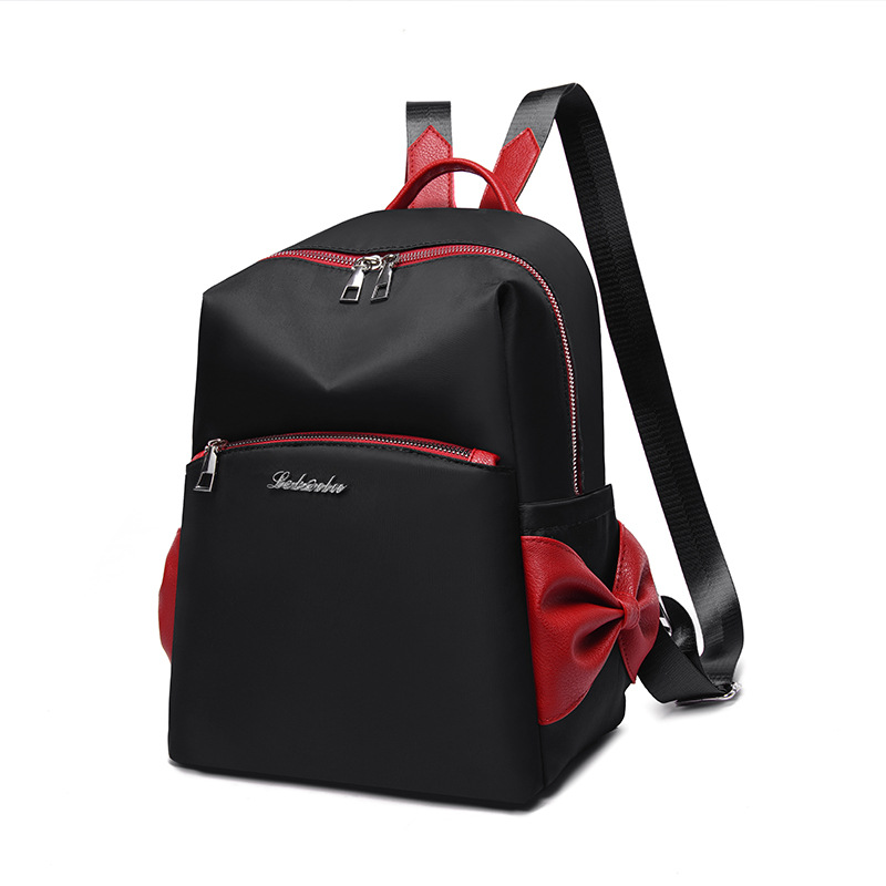 Oxford cloth backpack mujeres 2019 nuevo estilo coreano moda nylon impermeable mezcla de moda mujer lona mochila pequeña details Picture