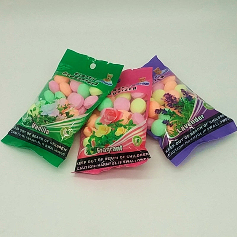 Sunshine Department Store's colorful, hygienic, fragrant, anti-mold and anti-insect, pure natural fragrant colored camphor balls, anti-moth camphor balls Specification image