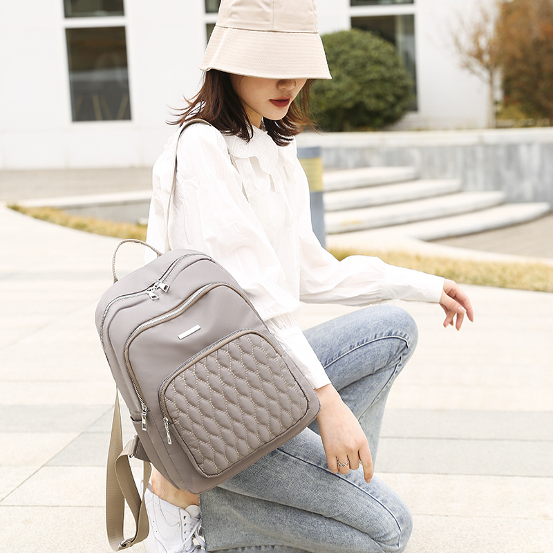 Verano 2020 nueva moda ligera casual estudiante multicolor mochila portátil mochila para mujeres gran capacidad Application Scenario