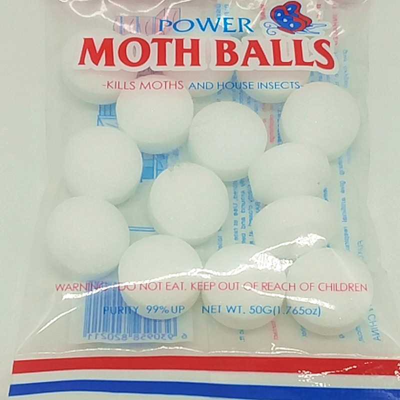 Sunshine Department Store Camphor Balls Wardrobe anti-moth and anti-mold Tablets for home use to repel cockroaches, insects, moths and moisture Item Picture