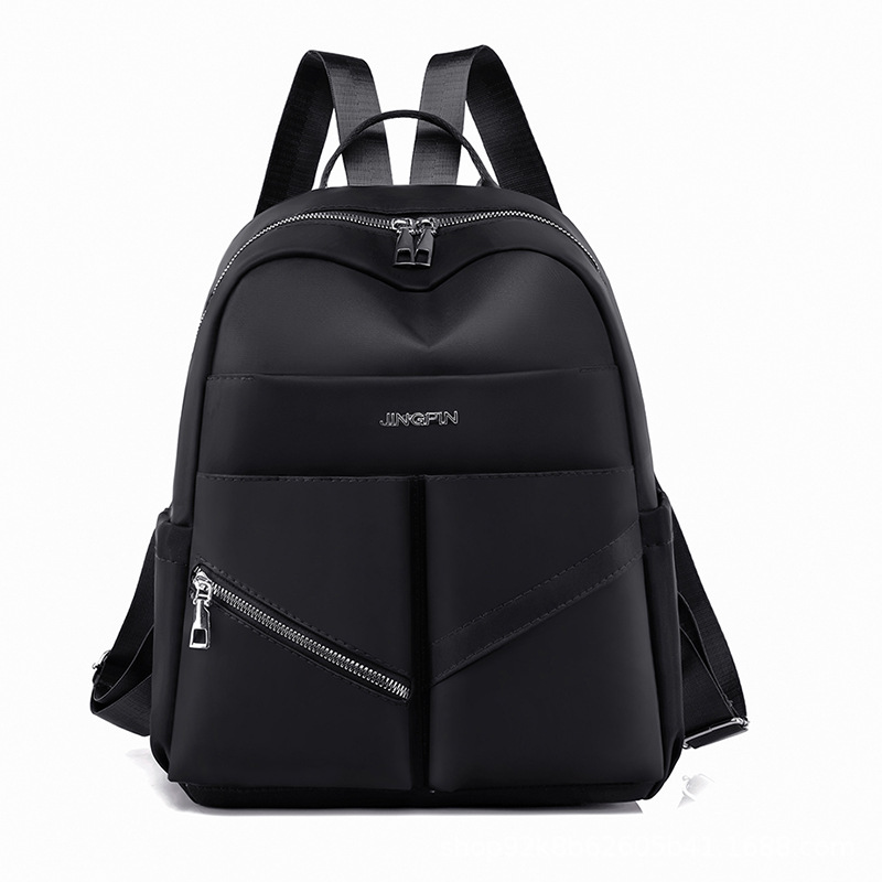 The 2020 new winter Oxford fabric trendy and versatile backpack for girls, featuring a fashionable campus style for junior and senior high school girls Item Picture