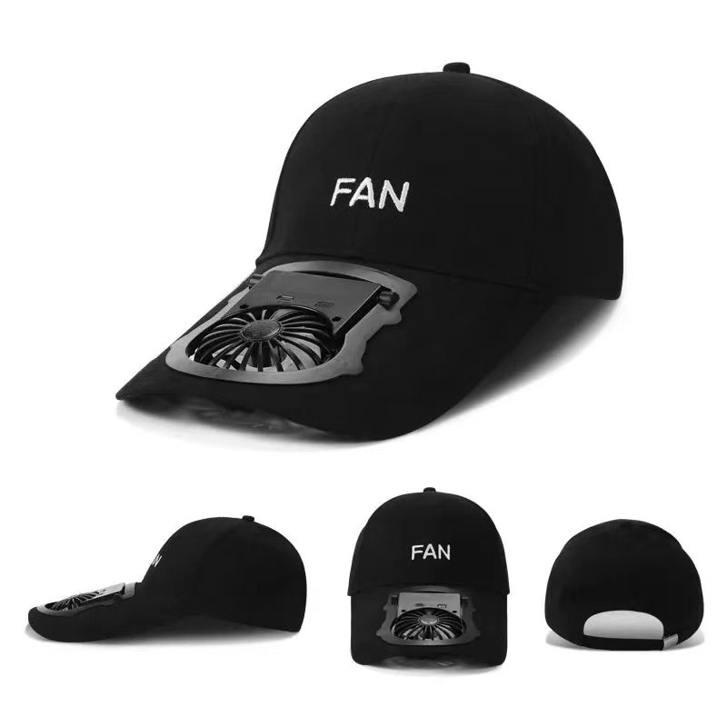 2022 Summer New outdoor sun hat with fan cap, USB charging, small fan, three-speed wind force for men and women Application Scenario