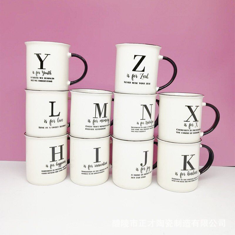 Wholesale of enamel-like ceramic cups, letter cups, avocado cups, and customizable cartoon cups and water cups Application Scenario