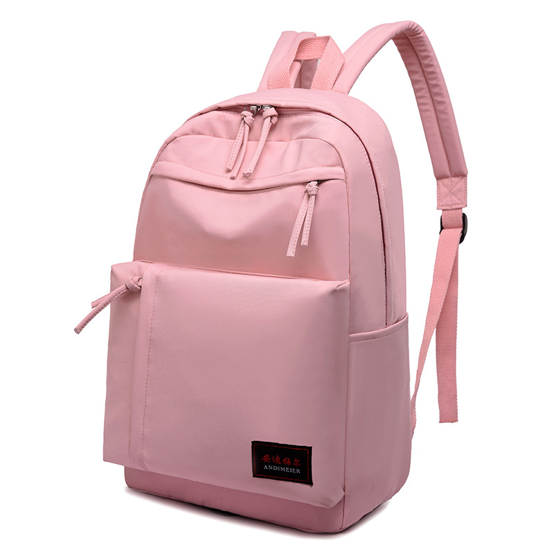 Macaron mochila mujer 2019 moda pequeña fresco resistente al agua oxford bolsa de gran capacidad portátil simple bolsa de viaje Specification image