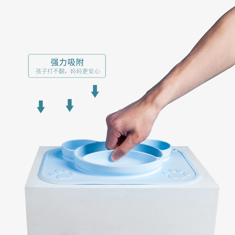 儿童用品/婴儿餐盘/宝宝吸盘碗/儿童不锈钢盘子套装/玩具产品图