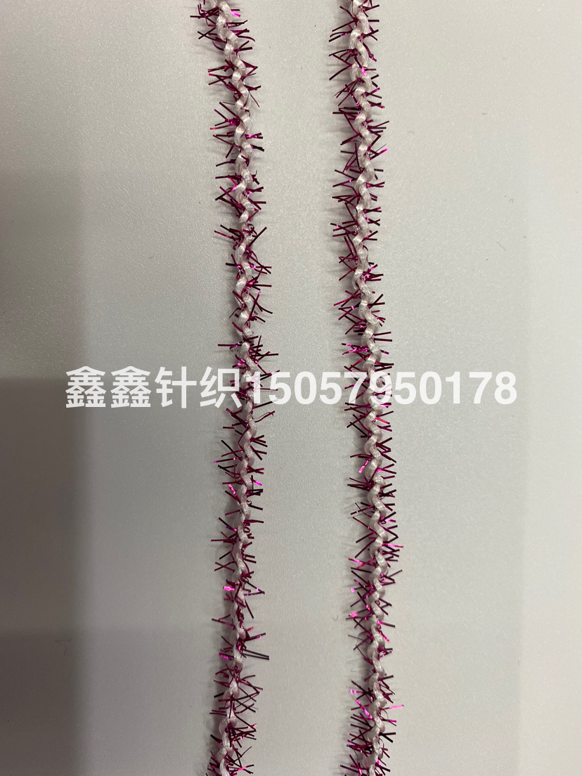 电脑绣花绳三锭线玻璃丝玫红色涤纶现货厂家直销